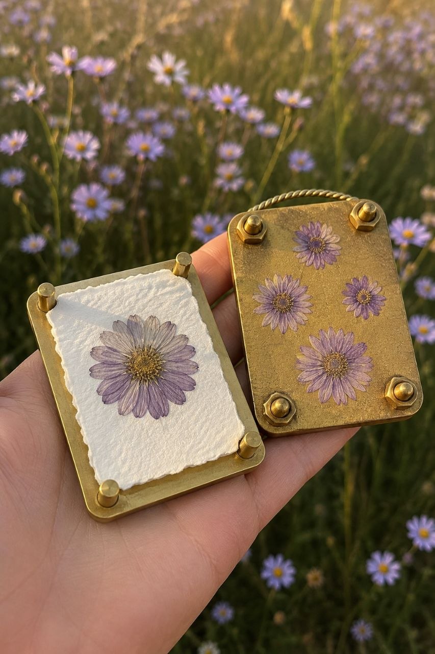 Mini prensa de flores