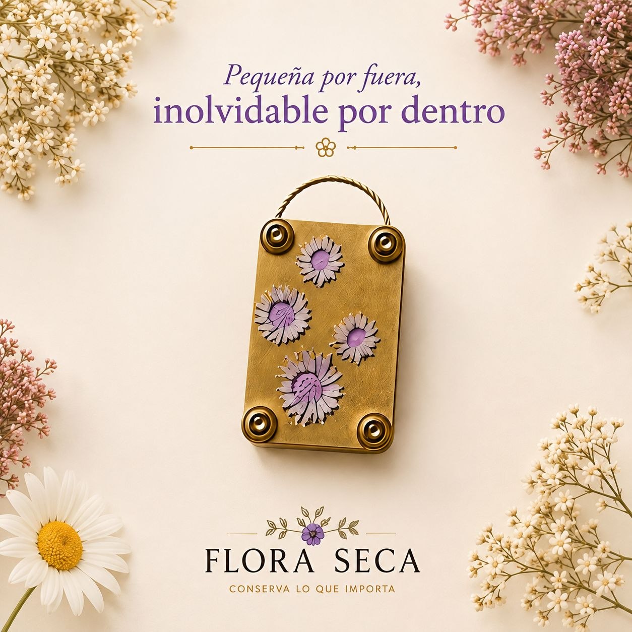 Mini prensa de flores