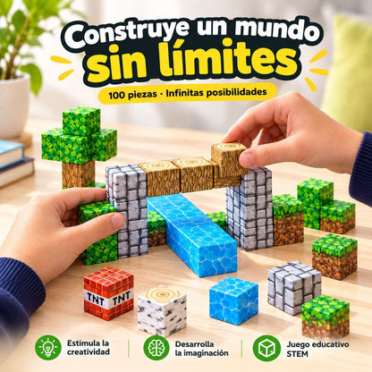 Cubos Magnéticos — 100 Piezas