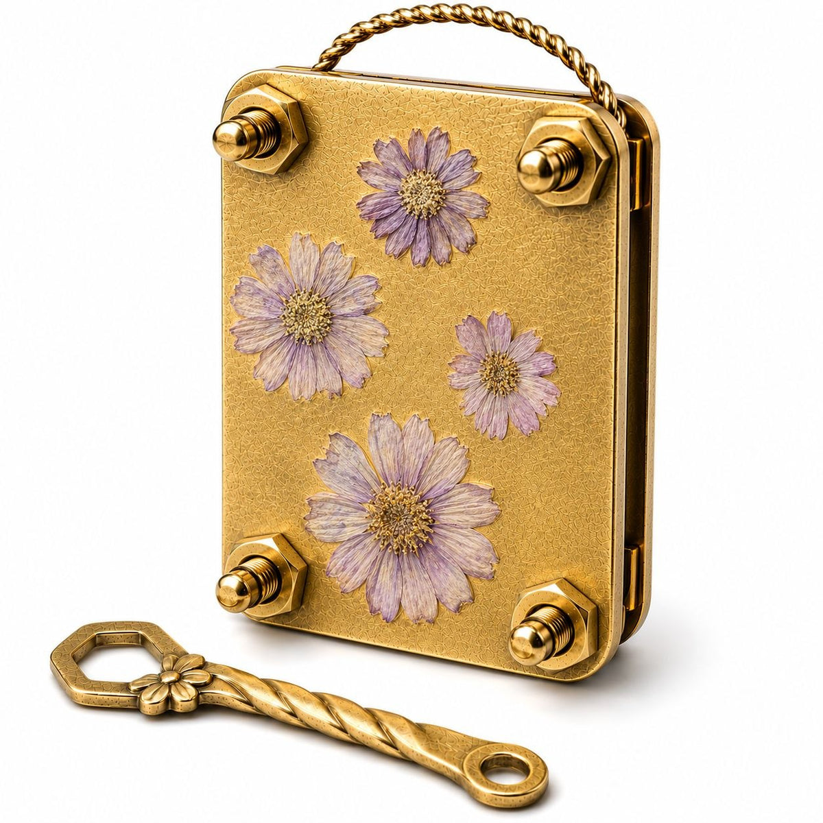 Mini prensa de flores