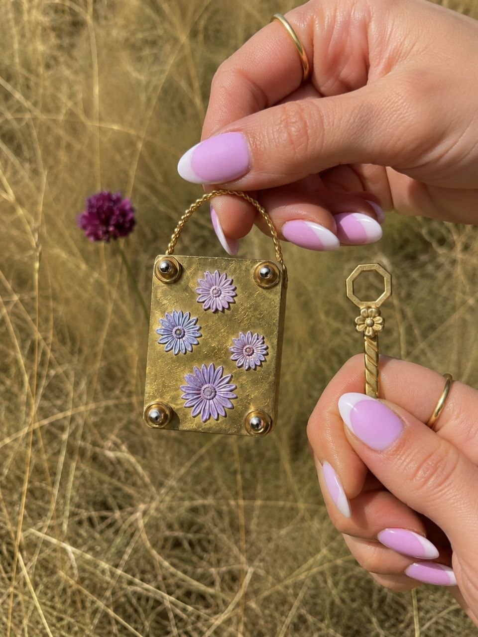 Mini prensa de flores