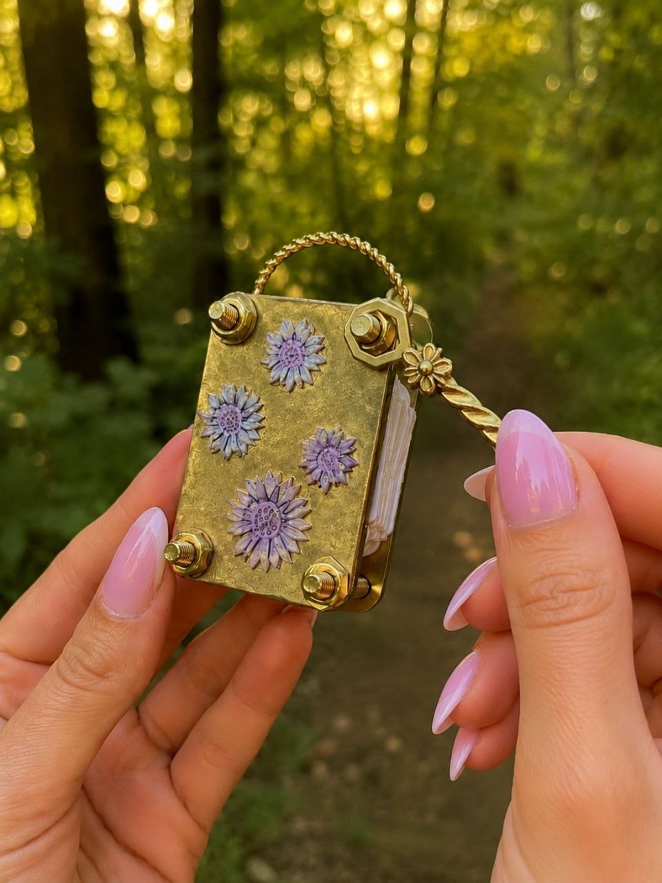 Mini prensa de flores