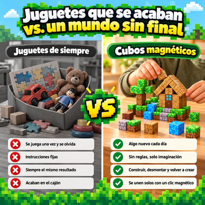 Cubos Magnéticos — 100 Piezas
